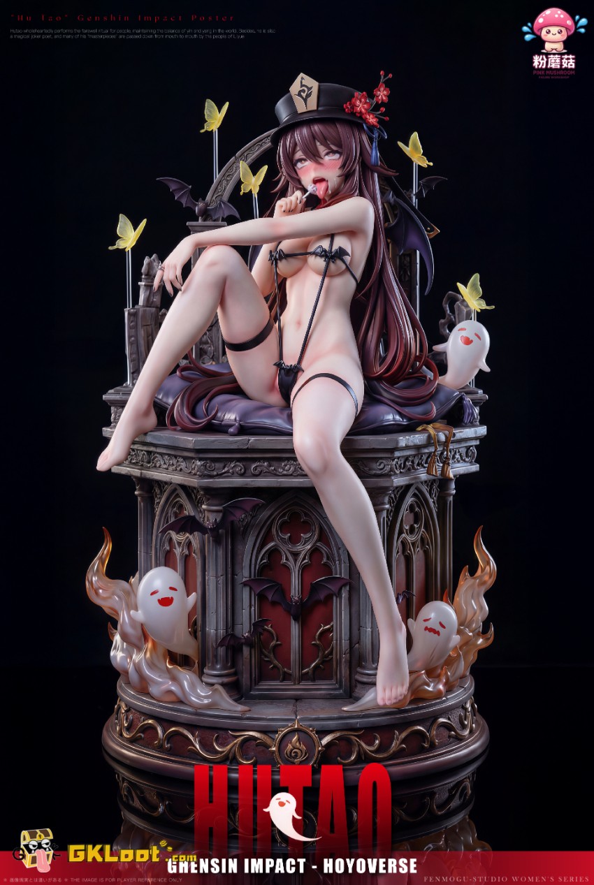 Pink Mushroom Studio 1/6 Genshin Impact Hu Tao Statue - View 8 Pink Mushroom Studio 1/6 Genshin Impact Hu Tao Statue - View 8
