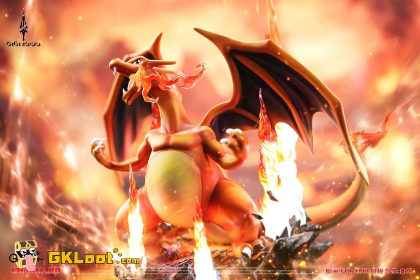 Odin Studio Pokémon Charizard Statue w/ LED - View 3 Odin Studio Pokémon Charizard Statue w/ LED - View 3