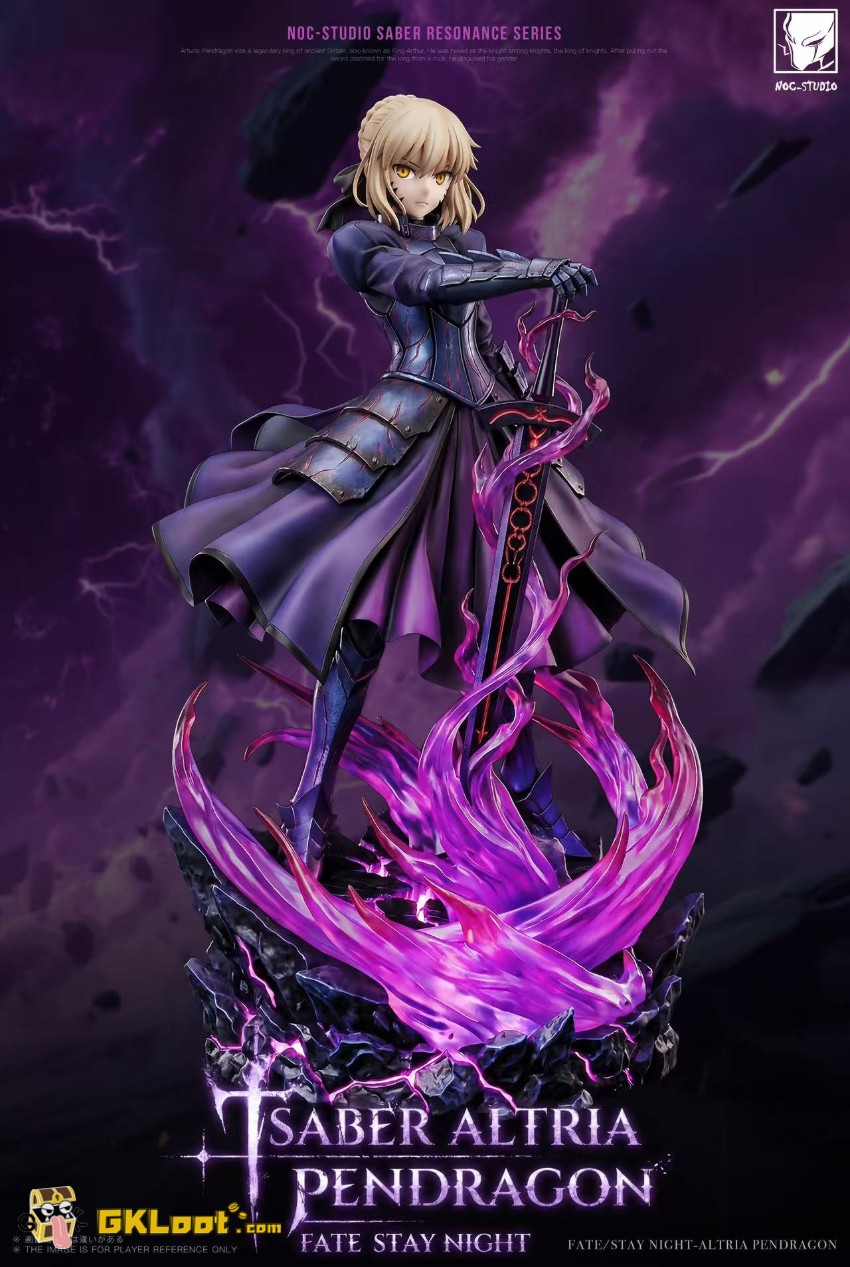 Noc Studio 1/6 Fate/Stay Night Saber Artoria Pendragon Statue w/ LED - View 4 Noc Studio 1/6 Fate/Stay Night Saber Artoria Pendragon Statue w/ LED - View 4