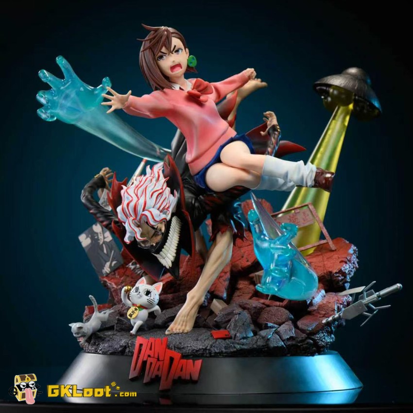 Spellbook Collectibles Studio 1/6 Dandadan Momo & Takakura Ken Statue w/ LED - View 1 Spellbook Collectibles Studio 1/6 Dandadan Momo & Takakura Ken Statue w/ LED - View 1