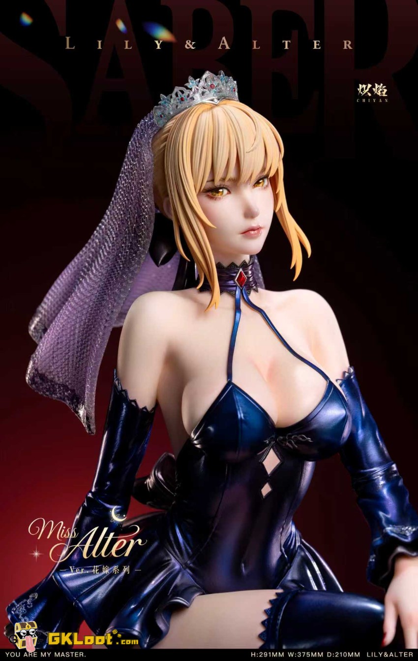 ChiYan Studio 1/4 Fate/Stay Night Saber Artoria Pendragon Statue - View 14 ChiYan Studio 1/4 Fate/Stay Night Saber Artoria Pendragon Statue - View 14