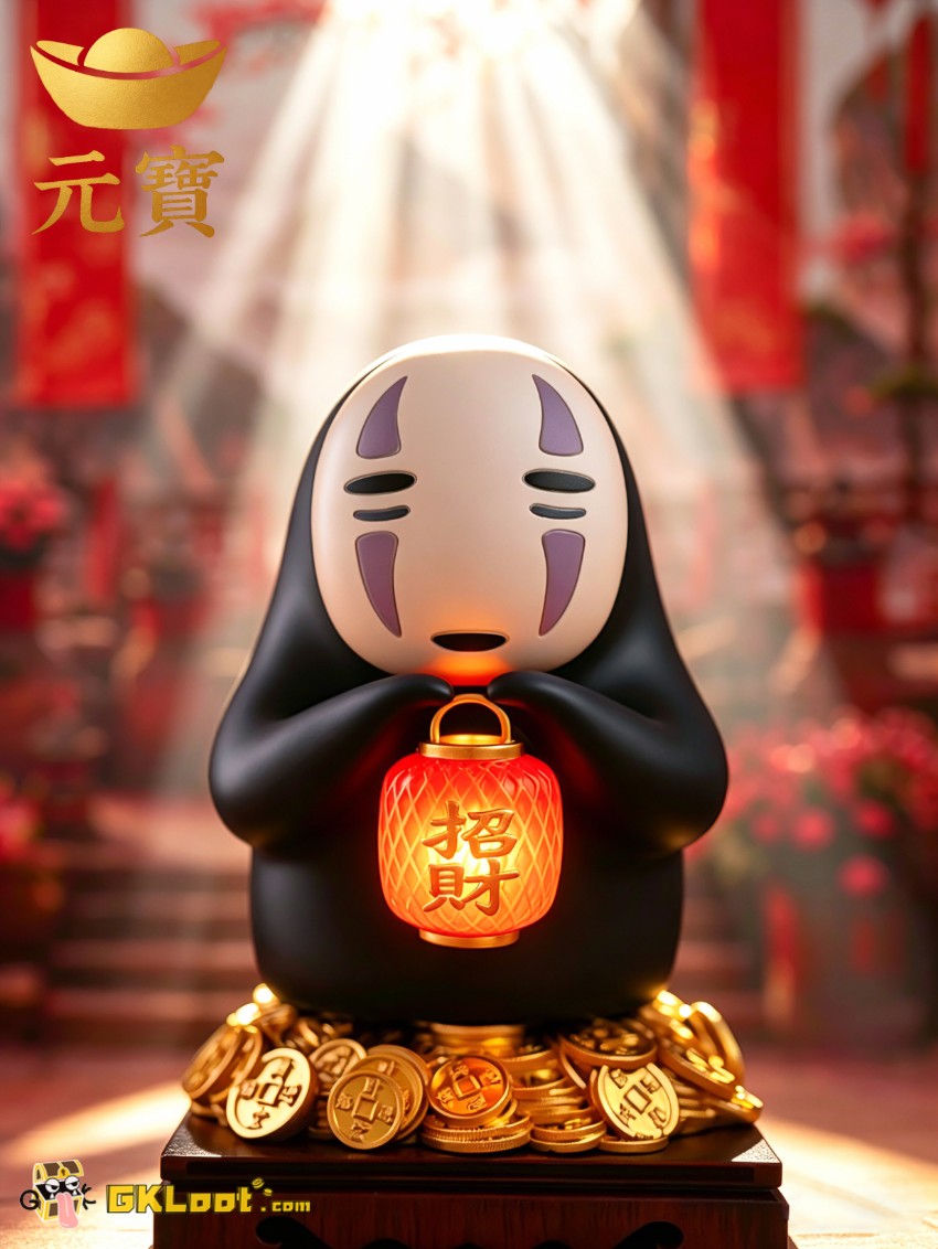 Yuan Bao Studio Spirited Away No Face Man Statue - View 1 Yuan Bao Studio Spirited Away No Face Man Statue - View 1