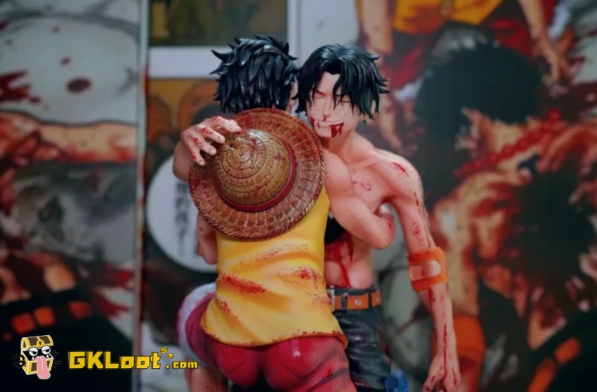 Fast Studio One Piece Portgas D. Ace & Monkey D. Luffy Statue - View 3 Fast Studio One Piece Portgas D. Ace & Monkey D. Luffy Statue - View 3