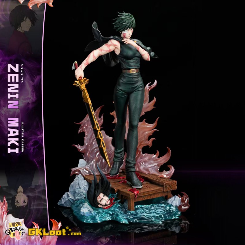 YQY Studio Jujutsu Kaisen Maki Zenin Statue - View 1 YQY Studio Jujutsu Kaisen Maki Zenin Statue - View 1