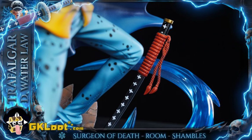 WX Studio One Piece Trafalgar D. Water Law Statue - View 9 WX Studio One Piece Trafalgar D. Water Law Statue - View 9