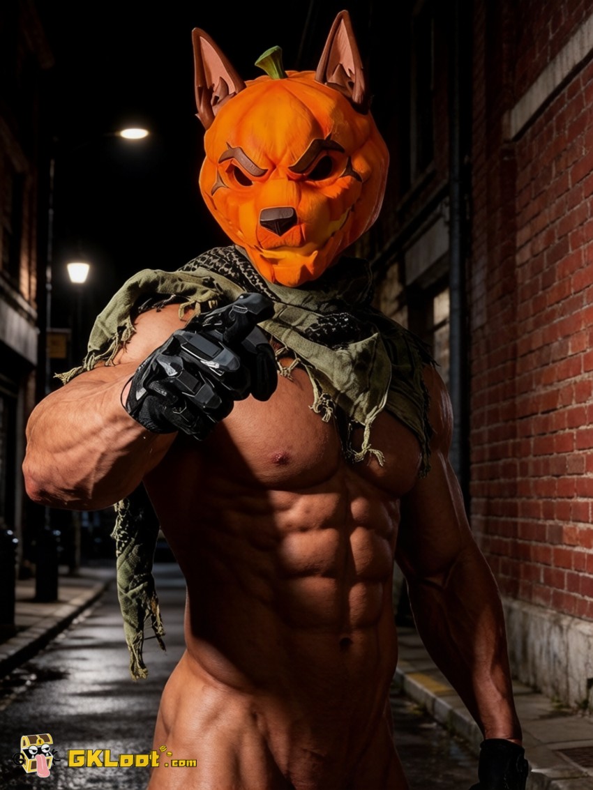 Shibadon Studio Original Pumpkin Head Mask w/ LED - View 17 Shibadon Studio Original Pumpkin Head Mask w/ LED - View 17