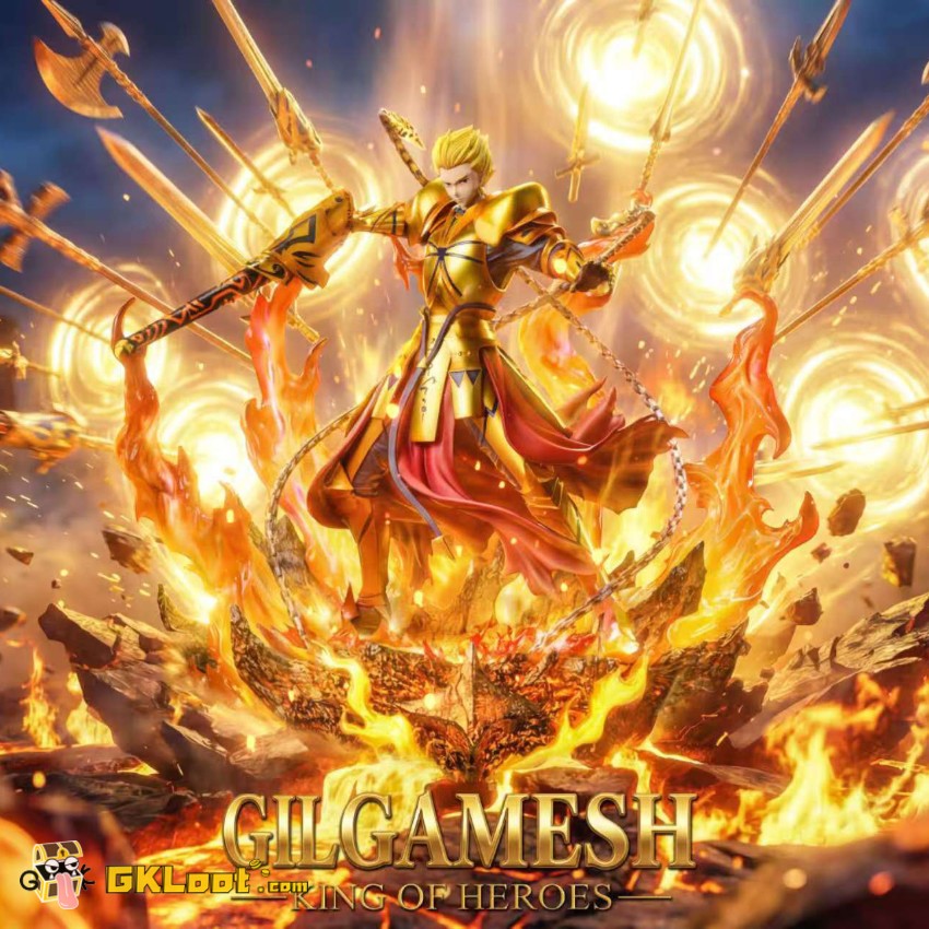 Holy Grail Studio 1/6 Fate/Stay Night Gilgamesh Statue w/ LED - View 1 Holy Grail Studio 1/6 Fate/Stay Night Gilgamesh Statue w/ LED - View 1