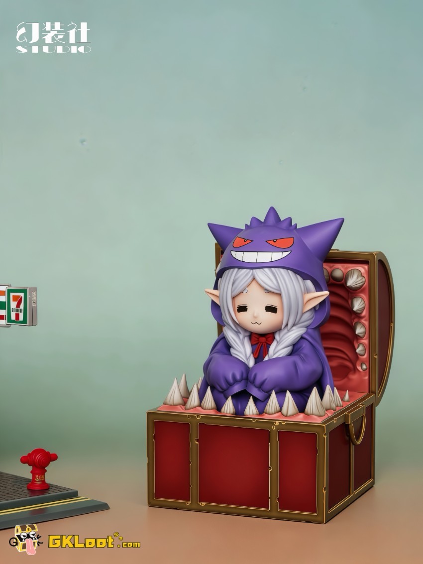 Huan Zhuang She Studio Frieren: Beyond Journey's End Frieren Cosplay Pokémon Gengar Statue - View 3 Huan Zhuang She Studio Frieren: Beyond Journey's End Frieren Cosplay Pokémon Gengar Statue - View 3