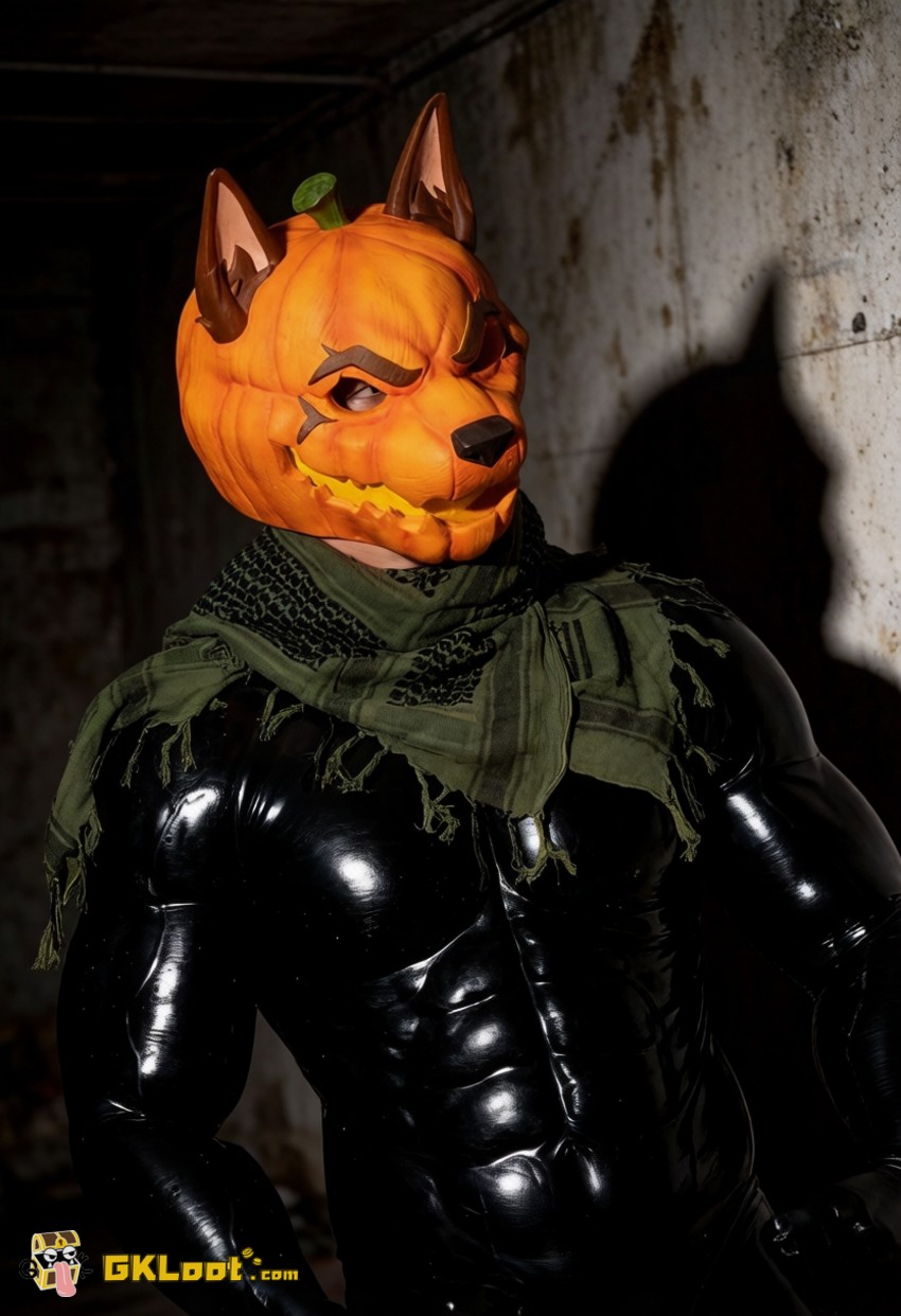 Shibadon Studio Original Pumpkin Head Mask w/ LED - View 12 Shibadon Studio Original Pumpkin Head Mask w/ LED - View 12