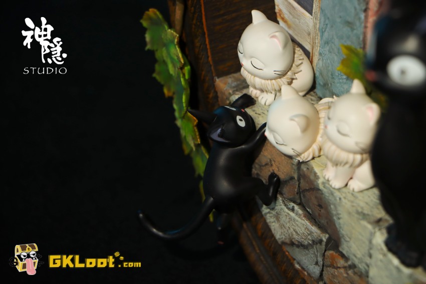 ShenYin Studio Kiki's Delivery Service Jiji and Kittens Statue - View 6 ShenYin Studio Kiki's Delivery Service Jiji and Kittens Statue - View 6