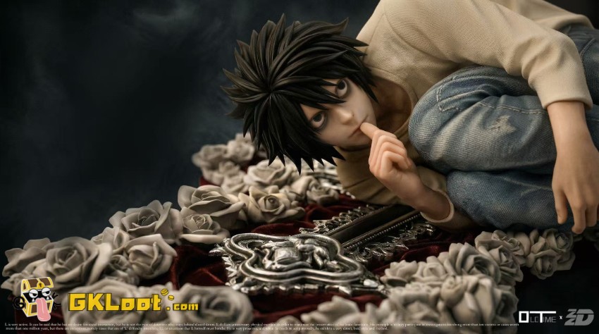 Old Time & ZZDD Studio 1/6 Death Note L Lawliet Statue - View 3 Old Time & ZZDD Studio 1/6 Death Note L Lawliet Statue - View 3