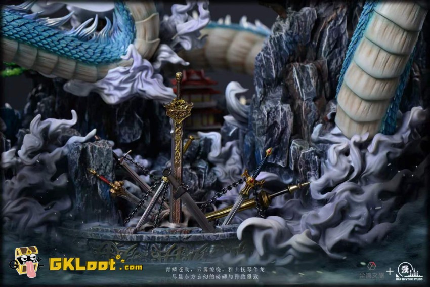 Man Rhythm Studio Original Azure Dragon Statue - View 7 Man Rhythm Studio Original Azure Dragon Statue - View 7