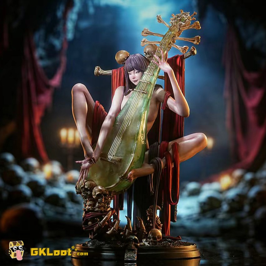 Crazy Cube & TKing Toys Studio 1/6 Original Jade Pipa Spirit Statue - View 1 Crazy Cube & TKing Toys Studio 1/6 Original Jade Pipa Spirit Statue - View 1
