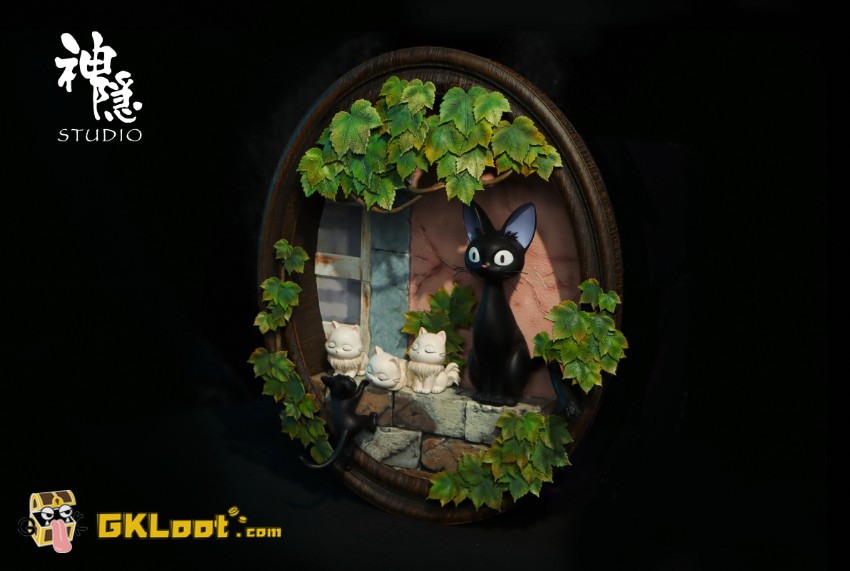 ShenYin Studio Kiki's Delivery Service Jiji and Kittens Statue - View 5 ShenYin Studio Kiki's Delivery Service Jiji and Kittens Statue - View 5