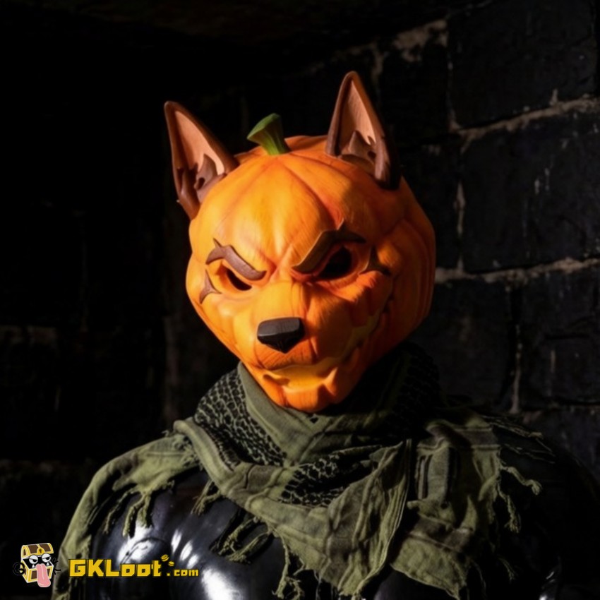Shibadon Studio Original Pumpkin Head Mask w/ LED - View 1 Shibadon Studio Original Pumpkin Head Mask w/ LED - View 1