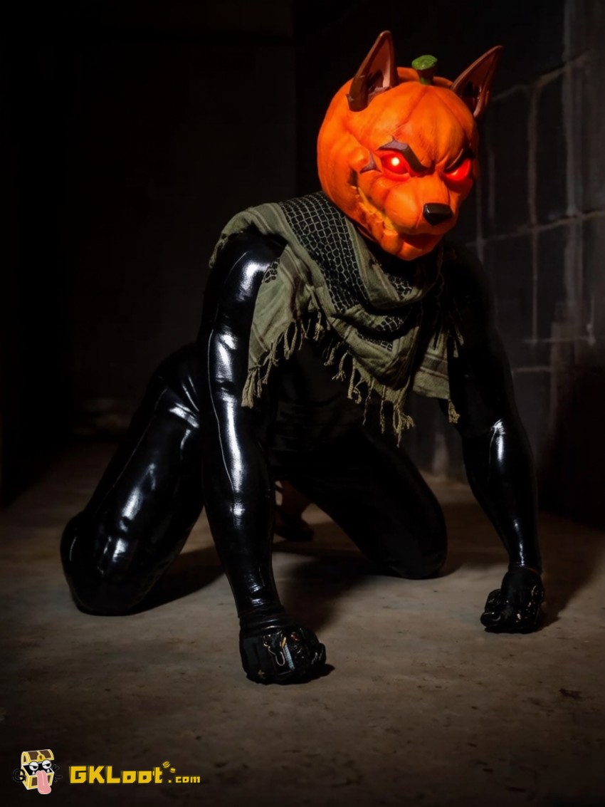 Shibadon Studio Original Pumpkin Head Mask w/ LED - View 20 Shibadon Studio Original Pumpkin Head Mask w/ LED - View 20