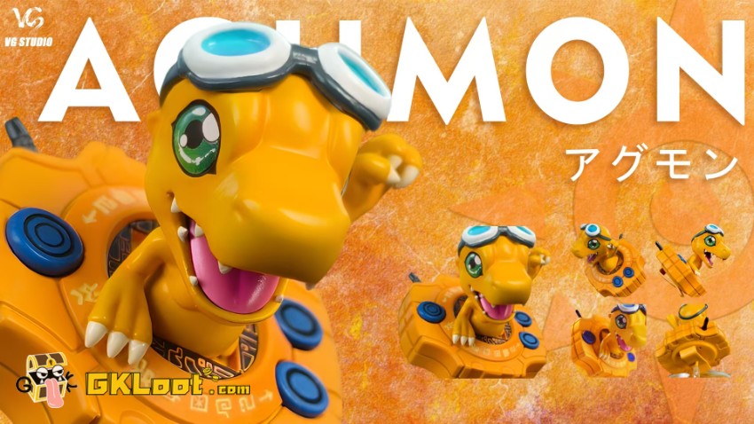 VG Studio Digimon Agumon Statue - View 4 VG Studio Digimon Agumon Statue - View 4