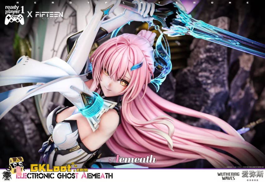 Ready Player 1 & Fifteen Studio 1/6 Wuthering Waves Aemeath Statue w/ LED - View 3 Ready Player 1 & Fifteen Studio 1/6 Wuthering Waves Aemeath Statue w/ LED - View 3