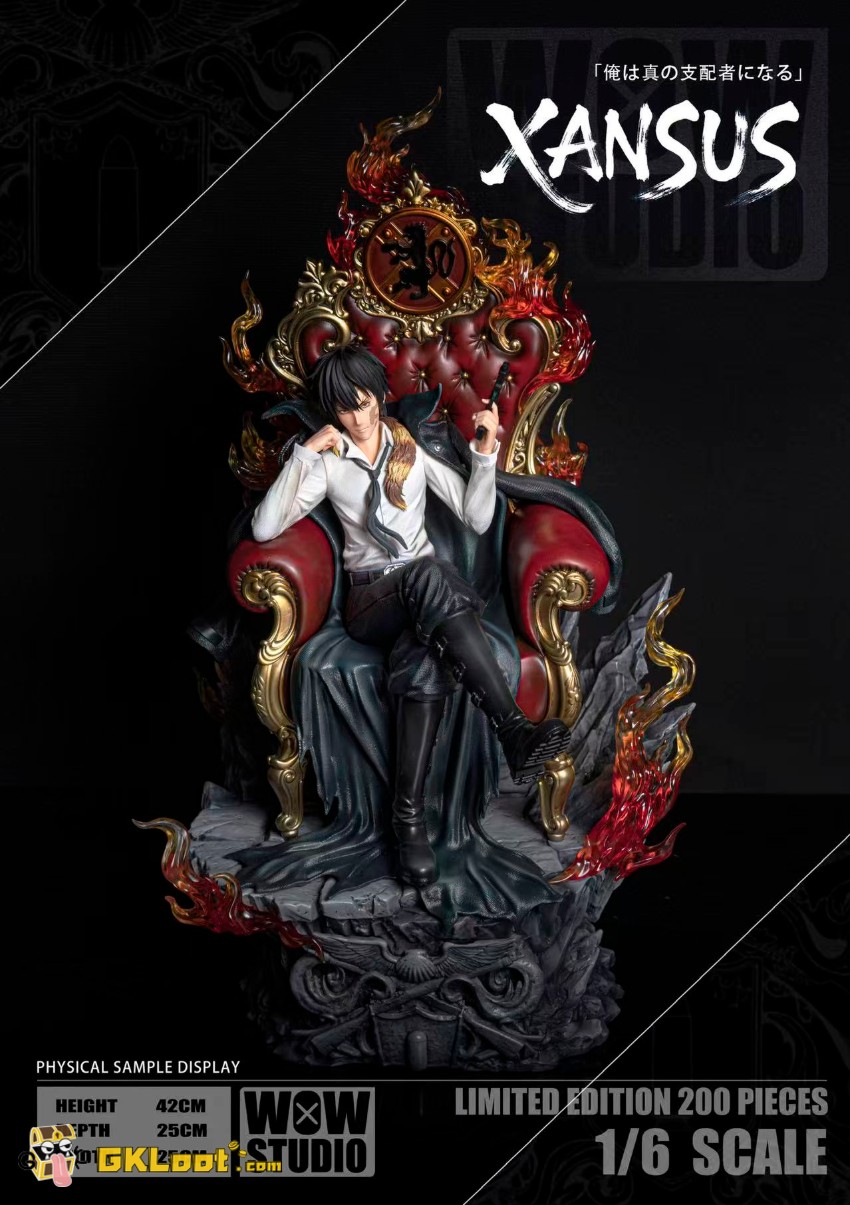 WOW Studio 1/6 Katekyo Hitman Reborn Xanxus Statue - View 3 WOW Studio 1/6 Katekyo Hitman Reborn Xanxus Statue - View 3