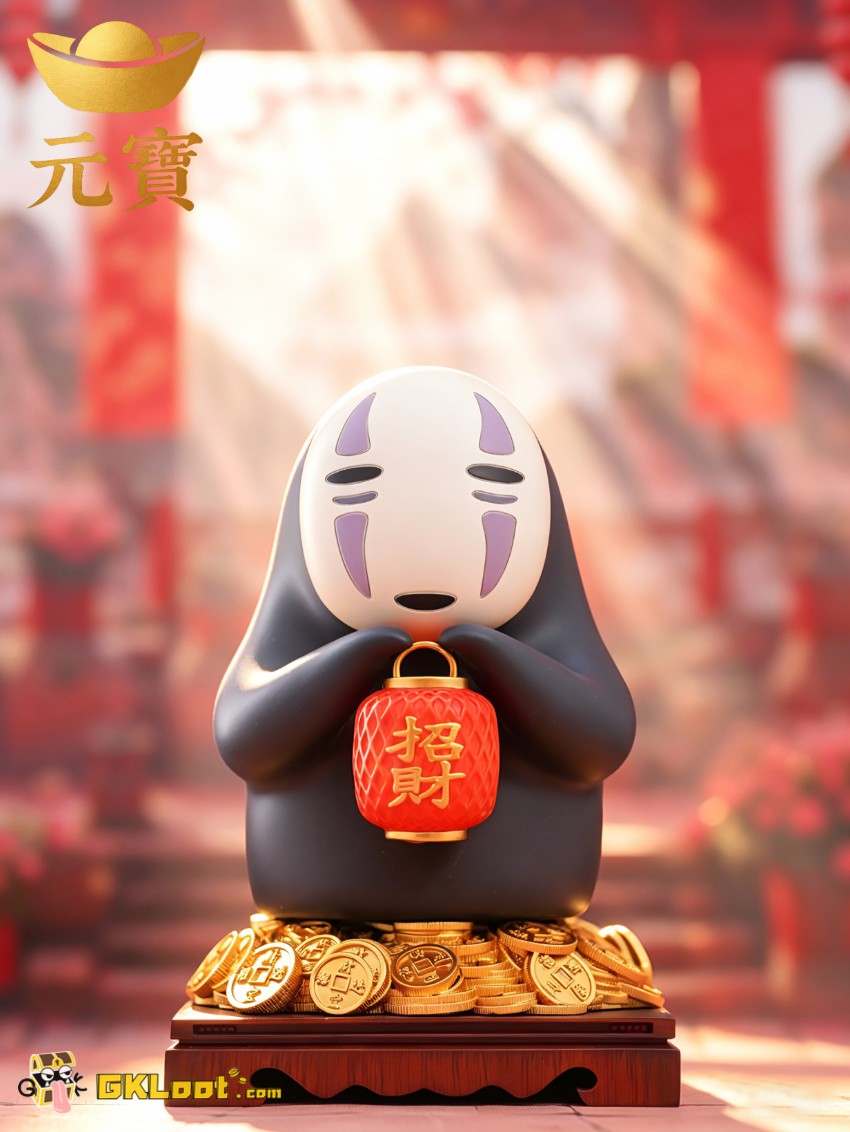 Yuan Bao Studio Spirited Away No Face Man Statue - View 4 Yuan Bao Studio Spirited Away No Face Man Statue - View 4