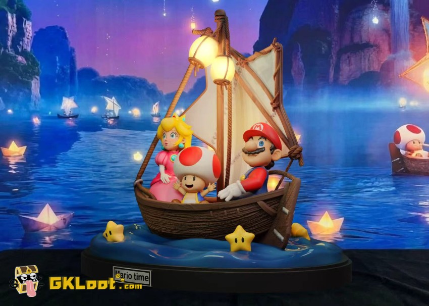 Chao She Studio Super Mario Mario Statue w/ LED - View 4 Chao She Studio Super Mario Mario Statue w/ LED - View 4
