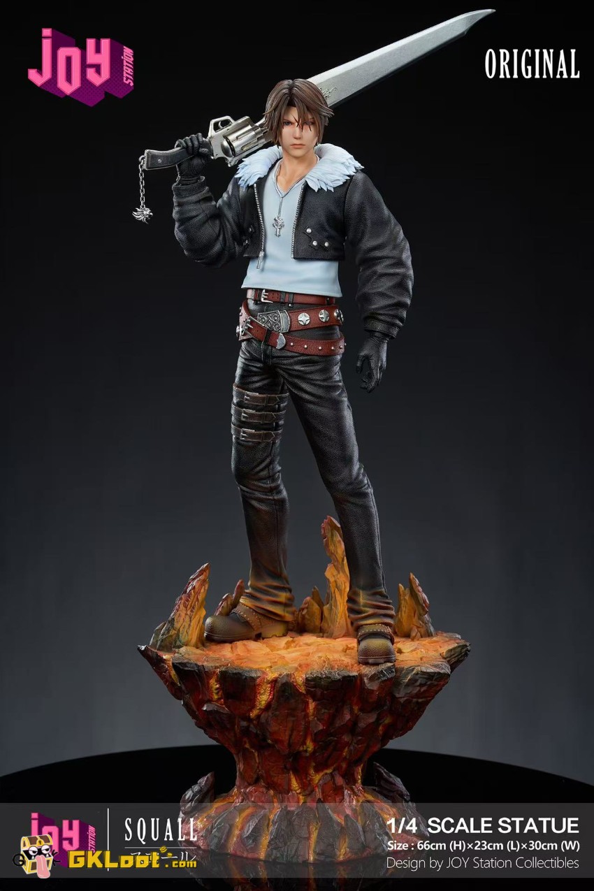 Joy Station Studio 1/4 Final Fantasy Squall Leonhart Statue w/ LED - View 4 Joy Station Studio 1/4 Final Fantasy Squall Leonhart Statue w/ LED - View 4