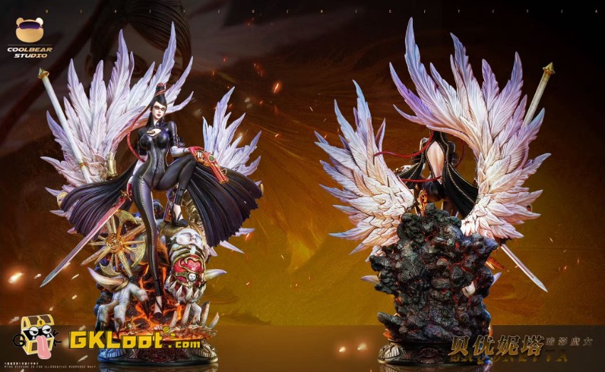 Coolbear Studio Bayonetta Bayonetta Statue w/ LED - View 2 Coolbear Studio Bayonetta Bayonetta Statue w/ LED - View 2