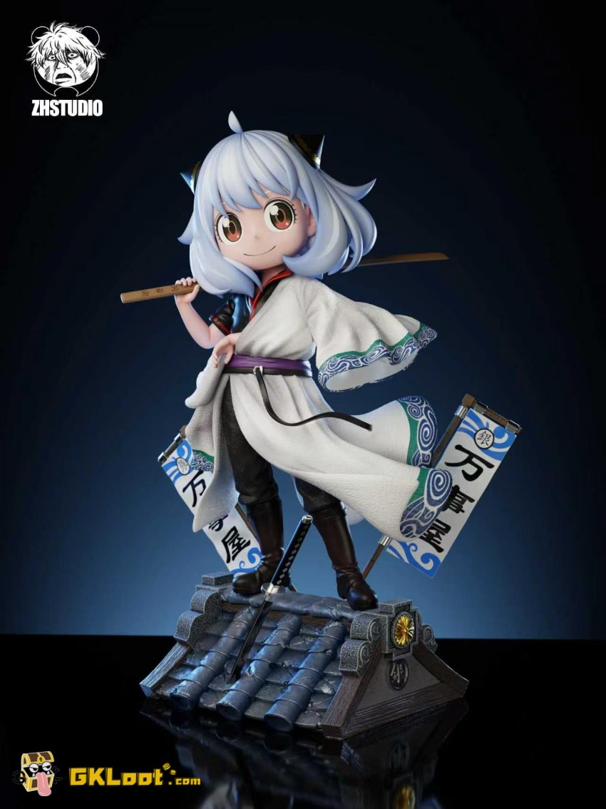 ZH Studio Spy × Family Anya Forger Cosplay Gintoki Sakata Statue - View 3 ZH Studio Spy × Family Anya Forger Cosplay Gintoki Sakata Statue - View 3