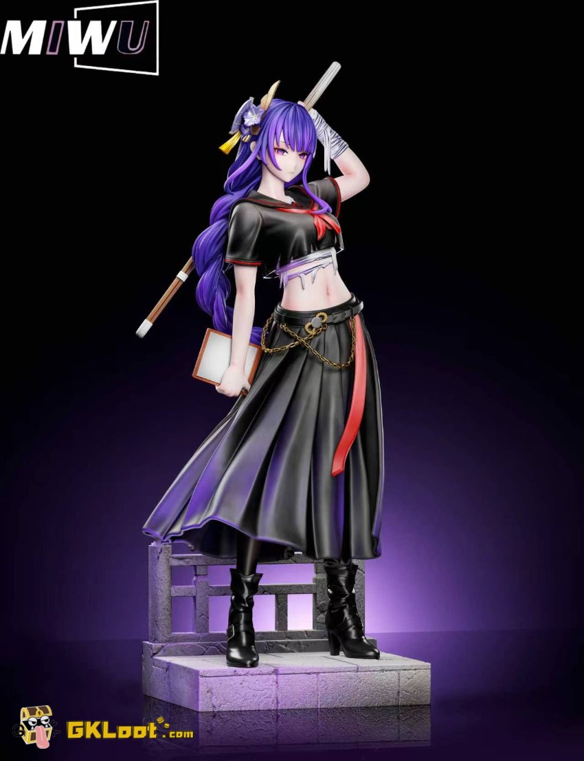 Miwu Studio 1/6 Genshin Impact Raiden Shogun & Yae Miko Statue - View 5 Miwu Studio 1/6 Genshin Impact Raiden Shogun & Yae Miko Statue - View 5
