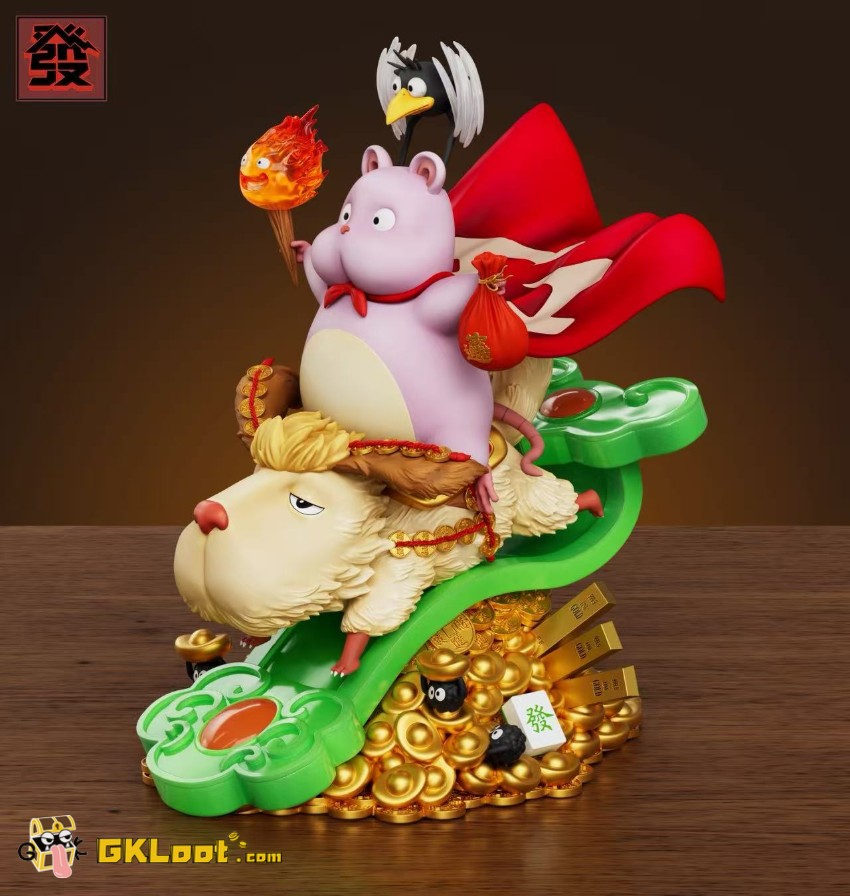 Fa Studio Spirited Away & Howl's Moving Castle Boh & Heen Statue - View 3 Fa Studio Spirited Away & Howl's Moving Castle Boh & Heen Statue - View 3