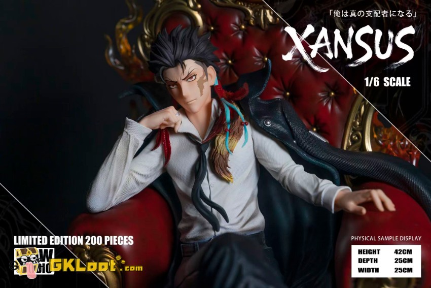 WOW Studio 1/6 Katekyo Hitman Reborn Xanxus Statue - View 9 WOW Studio 1/6 Katekyo Hitman Reborn Xanxus Statue - View 9