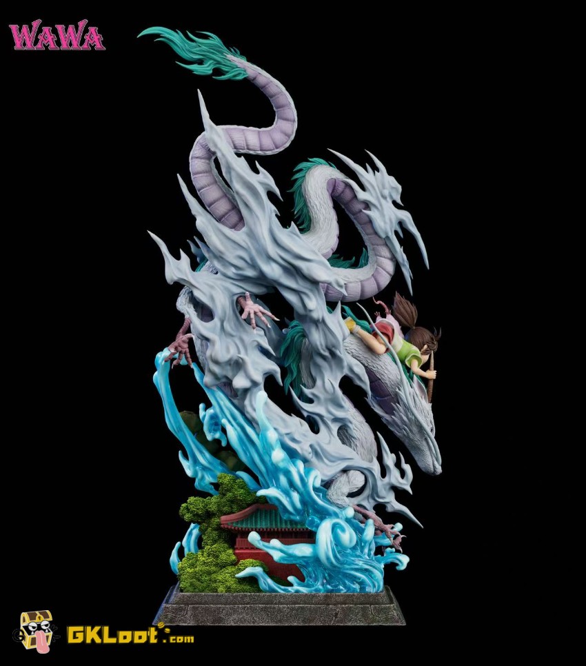 Wawa Studio Spirited Away Haku Statue - View 8 Wawa Studio Spirited Away Haku Statue - View 8