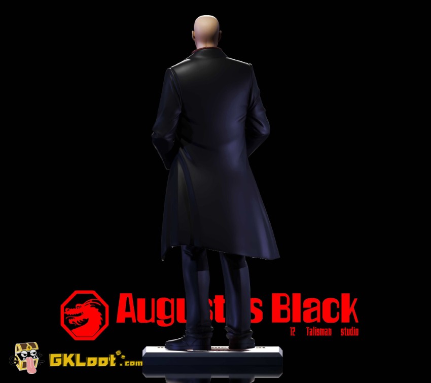 12 Talisman Studio Jackie Chan Adventures Augustus Black Statue - View 4 12 Talisman Studio Jackie Chan Adventures Augustus Black Statue - View 4