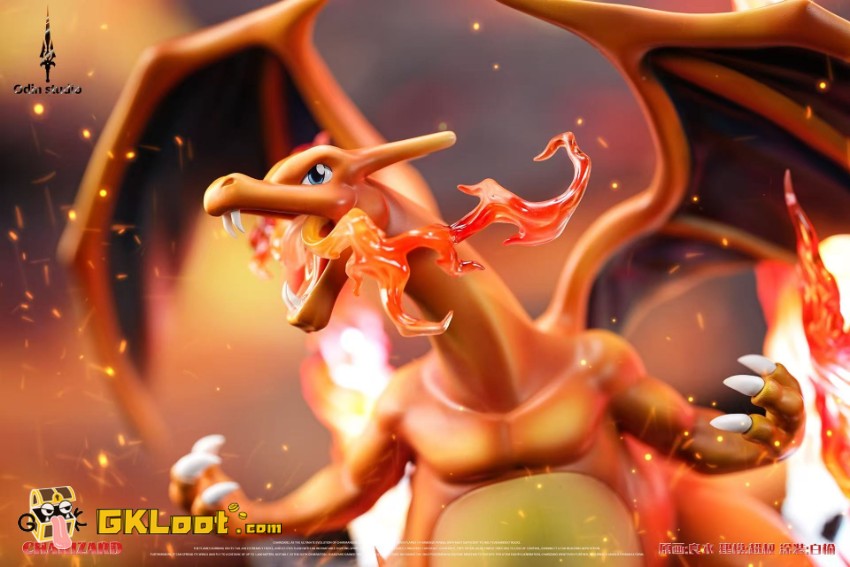 Odin Studio Pokémon Charizard Statue w/ LED - View 6 Odin Studio Pokémon Charizard Statue w/ LED - View 6