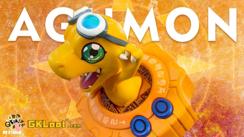 VG Studio Digimon Agumon Statue - View 3 VG Studio Digimon Agumon Statue - View 3
