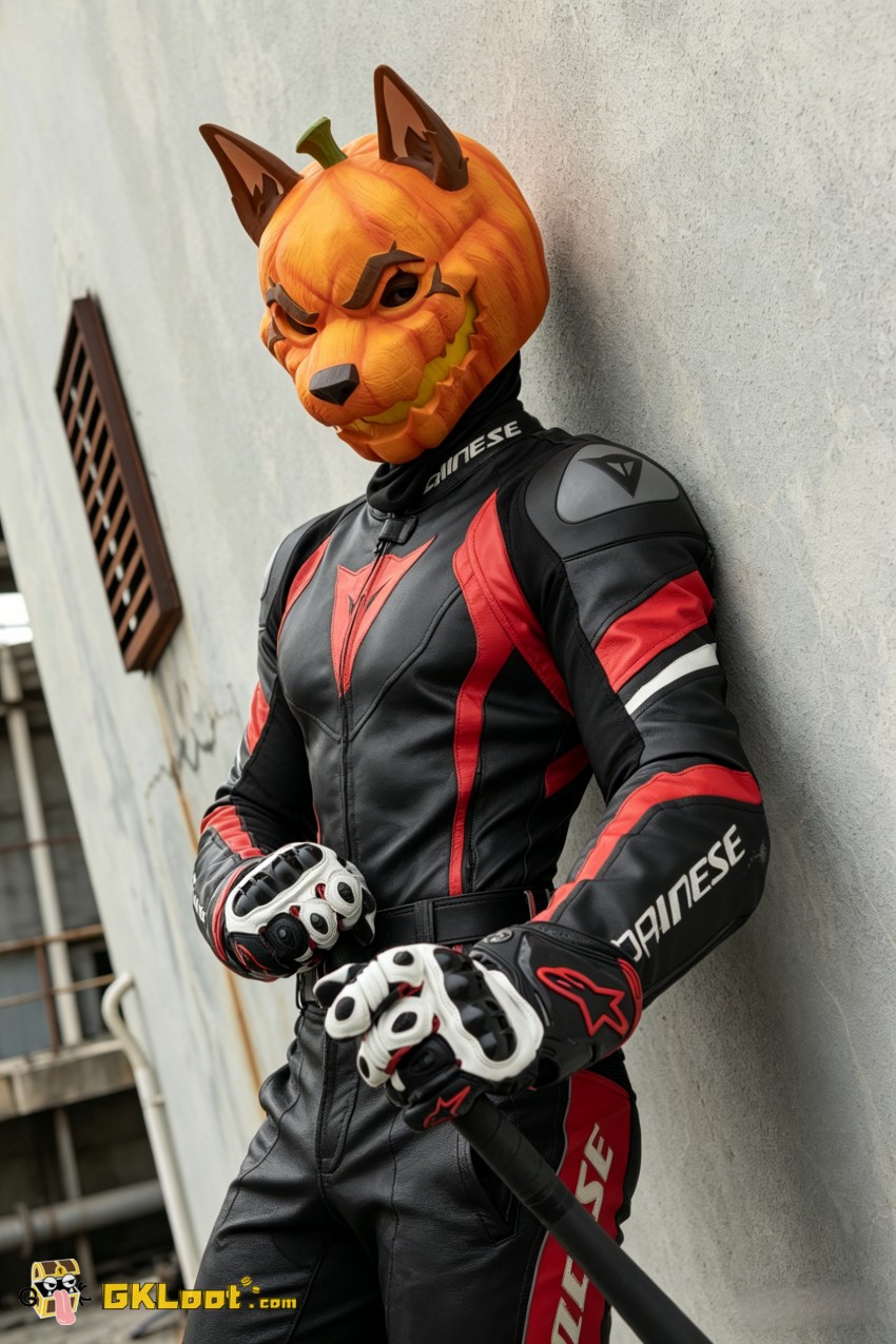 Shibadon Studio Original Pumpkin Head Mask w/ LED - View 18 Shibadon Studio Original Pumpkin Head Mask w/ LED - View 18