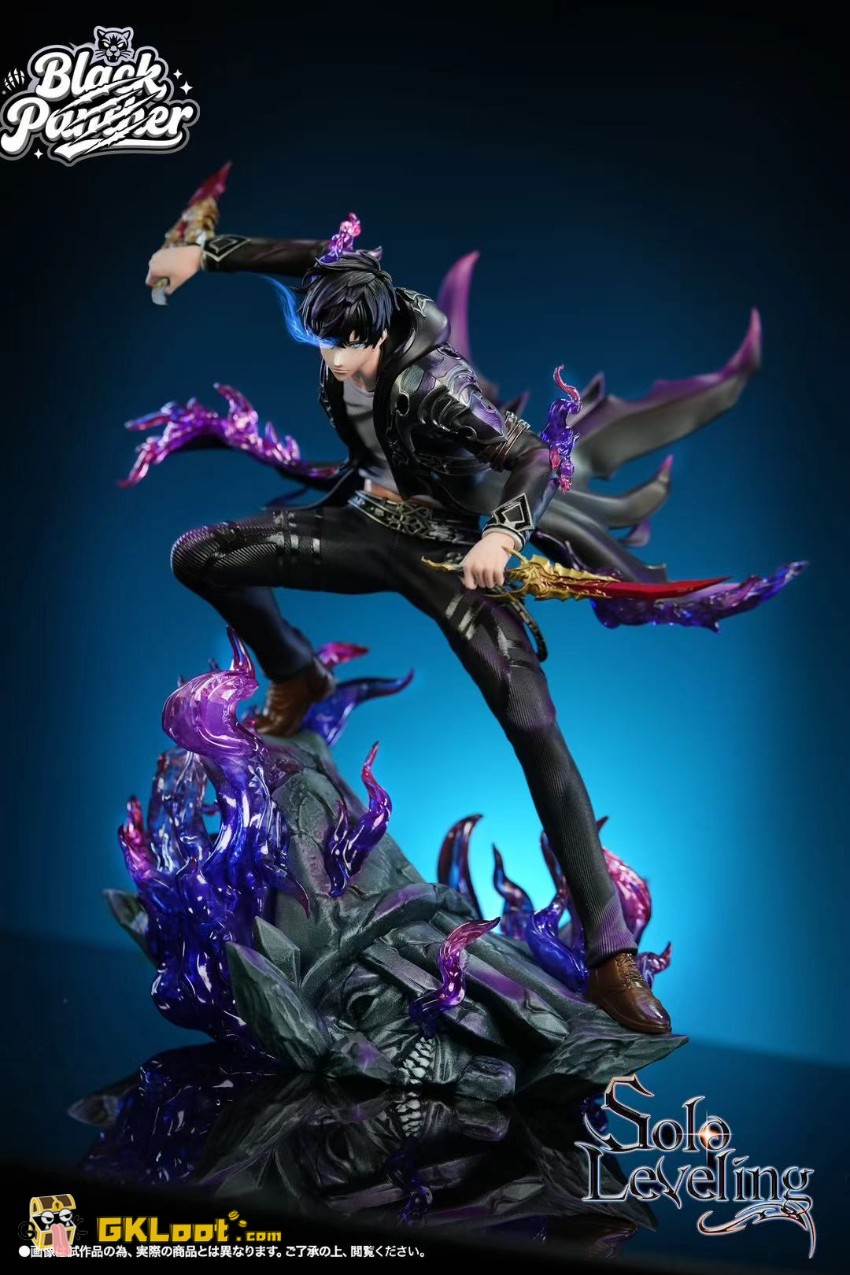 Black Panther Studio 1/6 Solo Leveling Sung Jin Woo & Cha Hae-In Statue - View 4 Black Panther Studio 1/6 Solo Leveling Sung Jin Woo & Cha Hae-In Statue - View 4