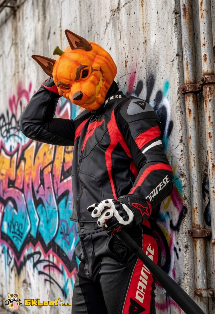 Shibadon Studio Original Pumpkin Head Mask w/ LED - View 20 Shibadon Studio Original Pumpkin Head Mask w/ LED - View 20