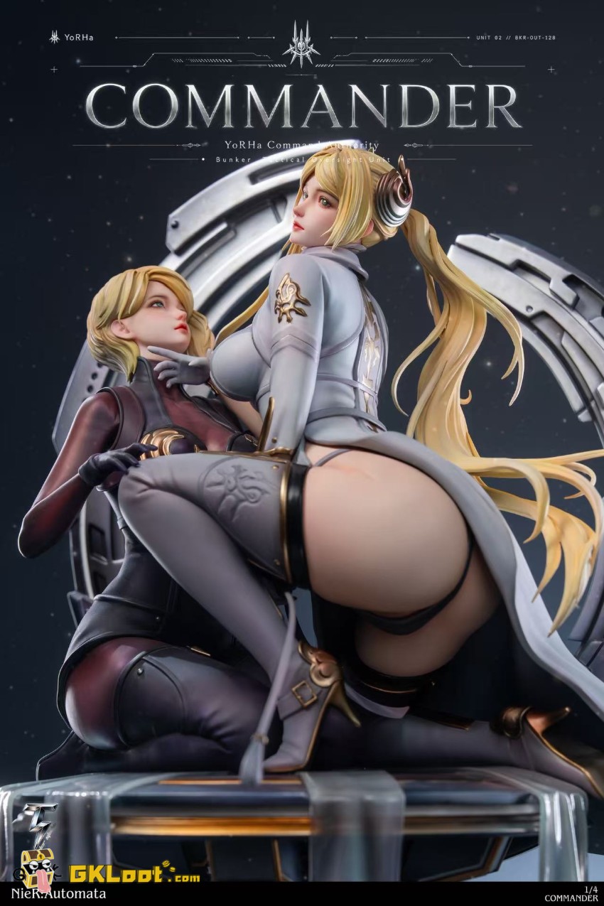 Thunder Studio 1/4 NieR:Automata Commander White & Attendant Statue - View 9 Thunder Studio 1/4 NieR:Automata Commander White & Attendant Statue - View 9