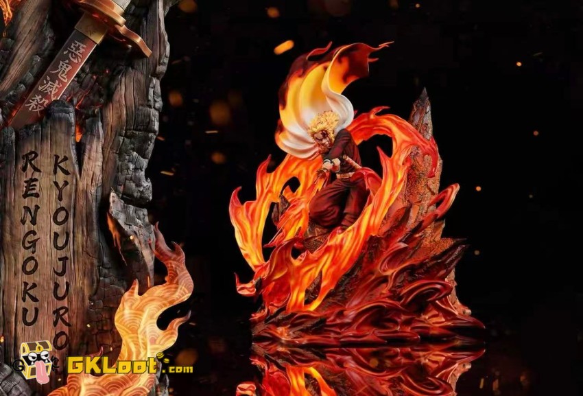 Special Studio 1/6 Demon Slayer Kyojuro Rengoku Statue w/ LED - View 4 Special Studio 1/6 Demon Slayer Kyojuro Rengoku Statue w/ LED - View 4