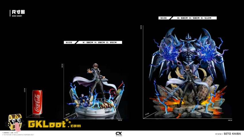 CX Studio 1/6 Yu-Gi-Oh! Seto Kaiba & Obelisk the Tormentor Statue - View 12 CX Studio 1/6 Yu-Gi-Oh! Seto Kaiba & Obelisk the Tormentor Statue - View 12