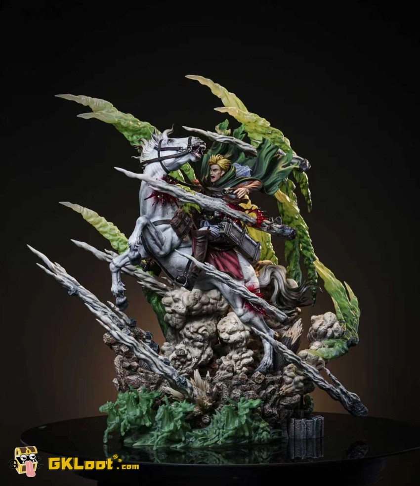 Model Power Studio Attack On Titan Erwin Smith Statue - View 5 Model Power Studio Attack On Titan Erwin Smith Statue - View 5