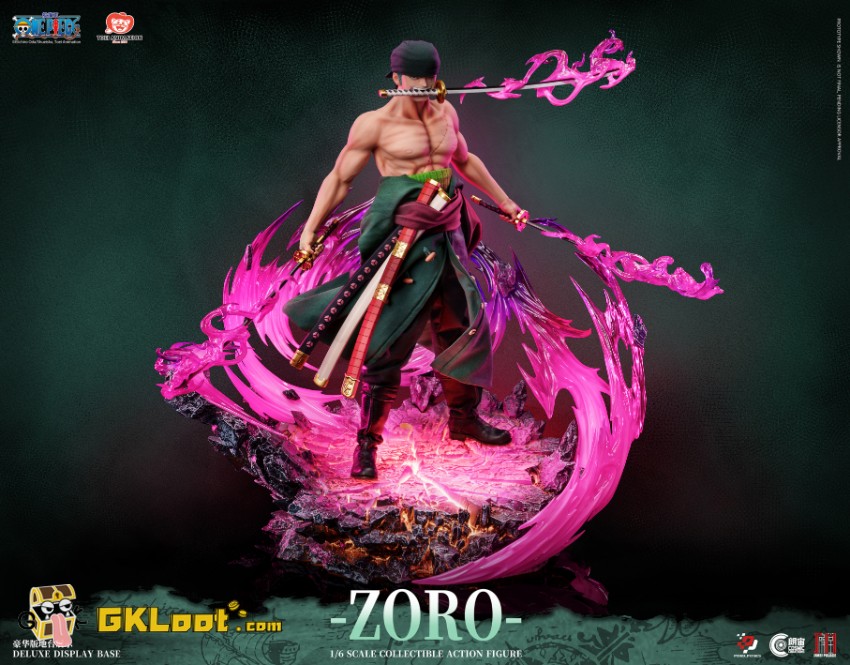 Cosmic Creations & JIMEI PALACE Studio 1/6 One Piece Licensed Roronoa Zoro Action Figure - View 10 Cosmic Creations & JIMEI PALACE Studio 1/6 One Piece Licensed Roronoa Zoro Action Figure - View 10