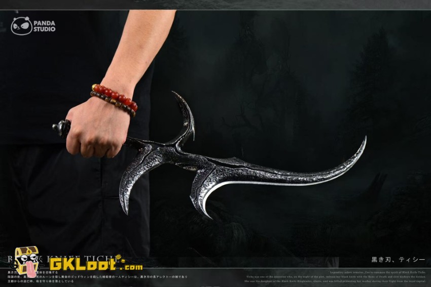 Panda Studio 1/1 Elden Ring Black Knife Statue - View 2 Panda Studio 1/1 Elden Ring Black Knife Statue - View 2