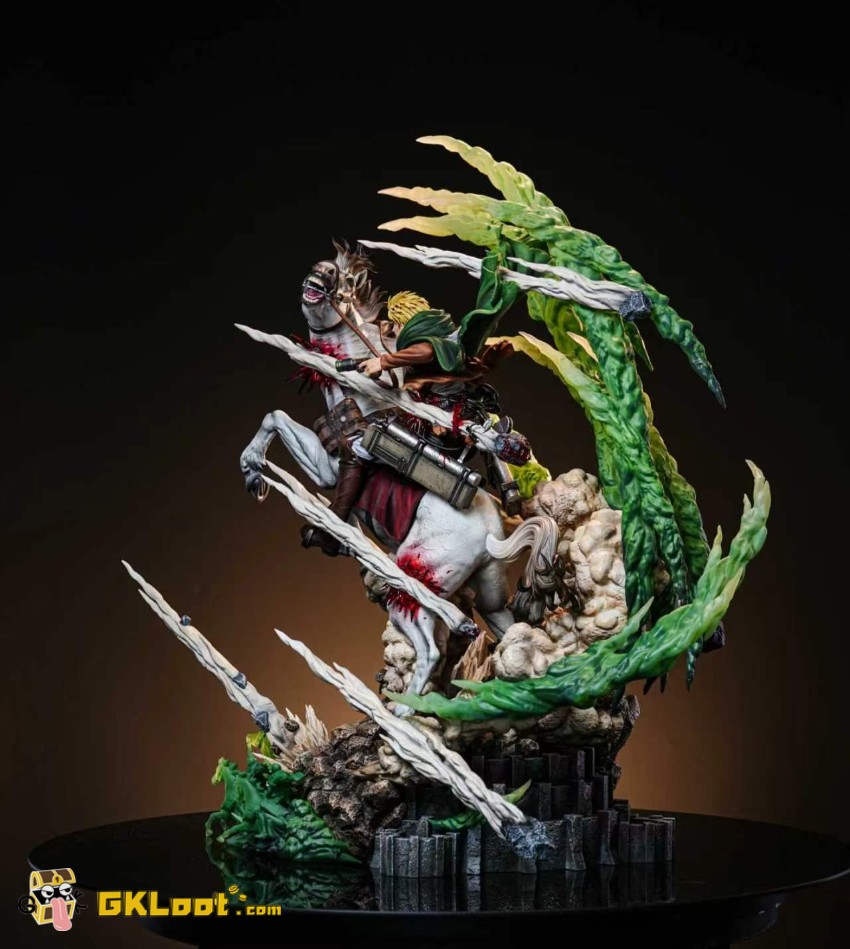 Model Power Studio Attack On Titan Erwin Smith Statue - View 7 Model Power Studio Attack On Titan Erwin Smith Statue - View 7