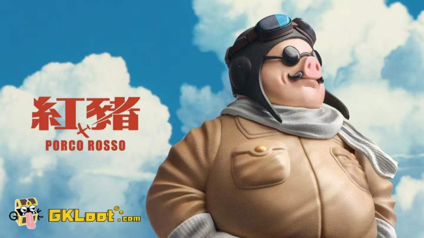 Long Miao Studio Porco Rosso Porco Rosso Statue - View 5 Long Miao Studio Porco Rosso Porco Rosso Statue - View 5