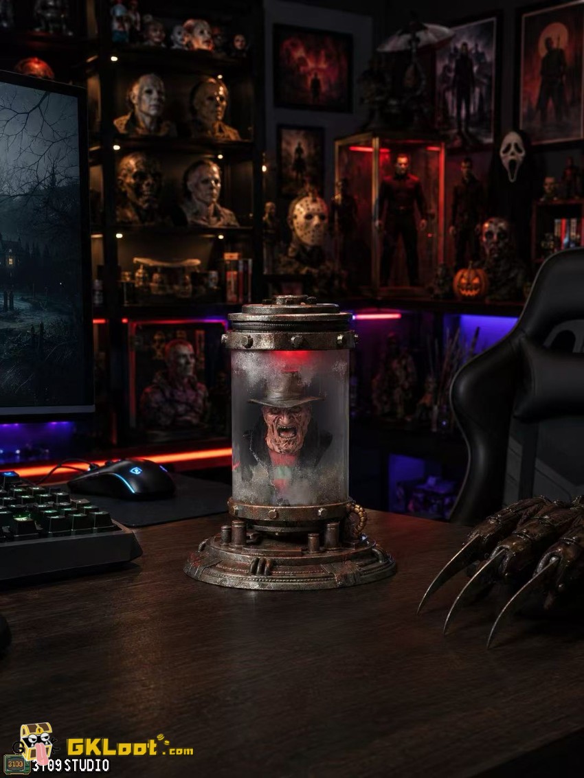 3109 Studio 1/4 A Nightmare on Elm Street & Halloween Freddy Krueger & Michael Myers Statue - View 5 3109 Studio 1/4 A Nightmare on Elm Street & Halloween Freddy Krueger & Michael Myers Statue - View 5