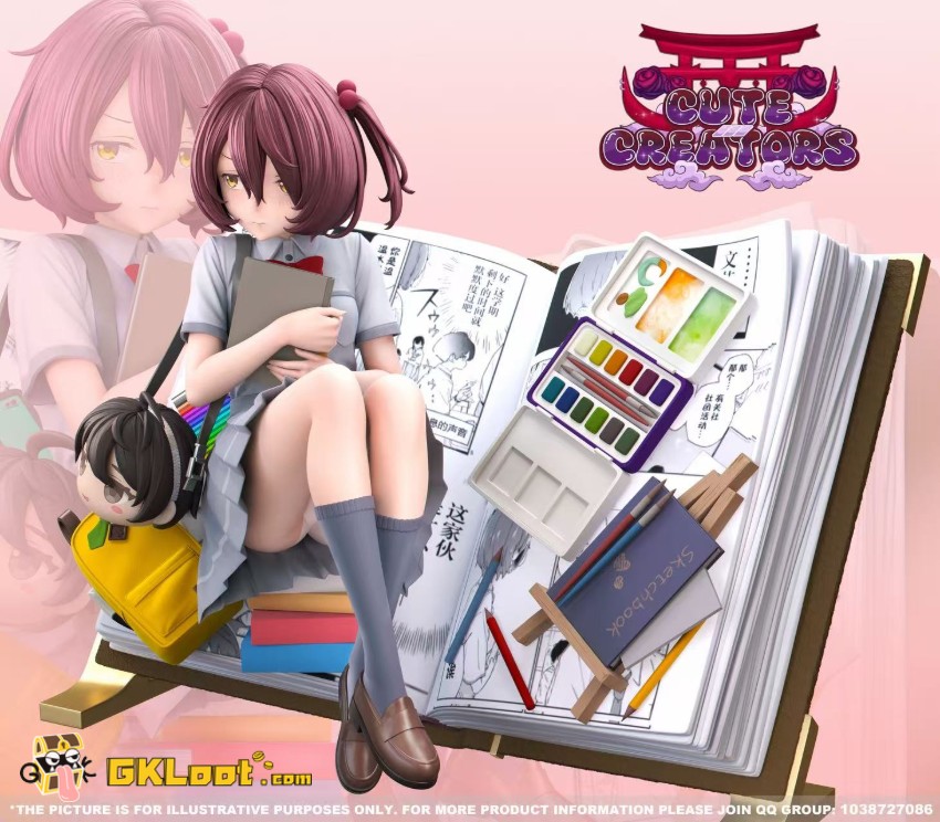 Cute Creators Studio 1/6 Too Many Losing Heroines! Komari Chika Statue - View 6 Cute Creators Studio 1/6 Too Many Losing Heroines! Komari Chika Statue - View 6