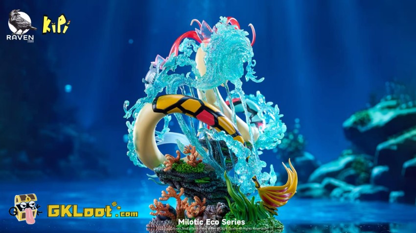 RAVEN & KiPi Studio Pokémon Milotic Statue - View 3 RAVEN & KiPi Studio Pokémon Milotic Statue - View 3