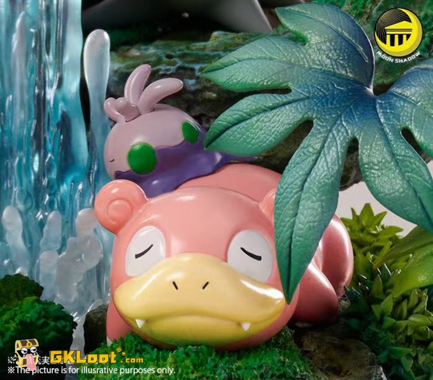 Moon Shadow Studio Pokémon Slowpoke Family Statue - View 3 Moon Shadow Studio Pokémon Slowpoke Family Statue - View 3